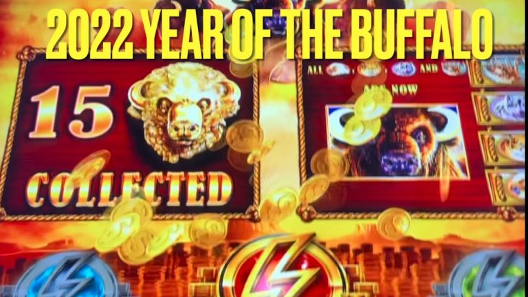 Buffalo Gold 15 Head Jackpot Bonuses! 2022 Look Back!