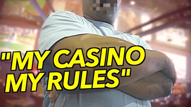 Card Counter vs. Casino Manager (On A Power Trip!)