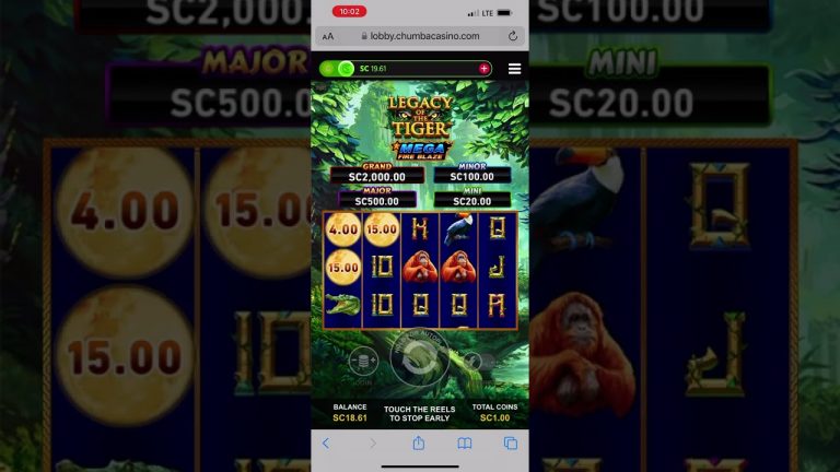 Chumba Session Legacy of the Tiger #chumba#fyp #casino#slots#gambling