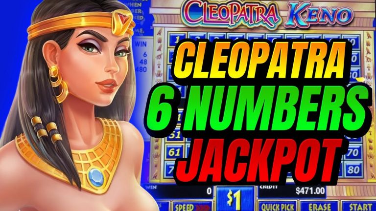 Cleopatra Keno 6 Number Jackpots