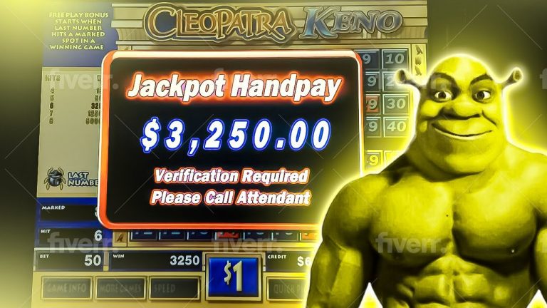 Cleopatra Keno 8 Lucky Numbers Jackpot