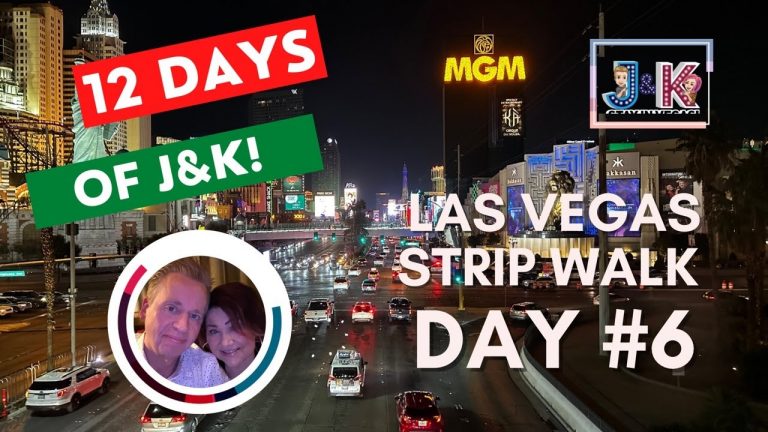 Day #6-12 Days of J&K-Las Vegas Strip Walk-SATURDAY LIVE RIGHT NOW