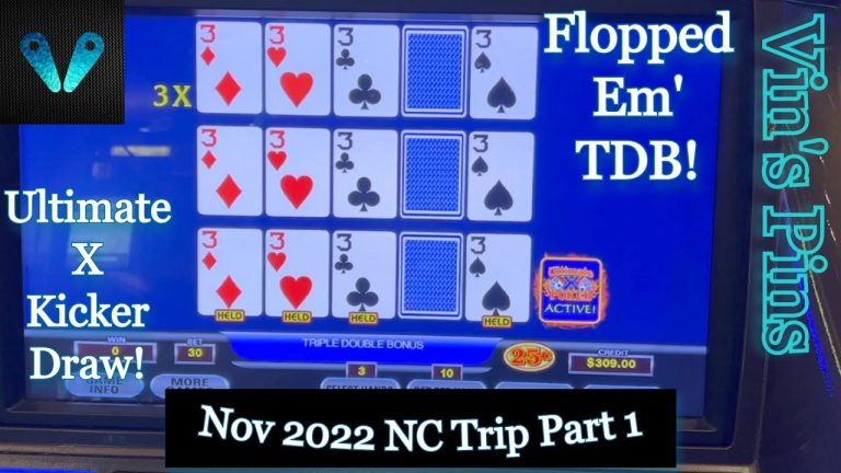 Dealt Premium Quads!(Blackout Handpay Madness! Part 1)(Video Poker)(11/2022 NC Trip)(S15:P1)