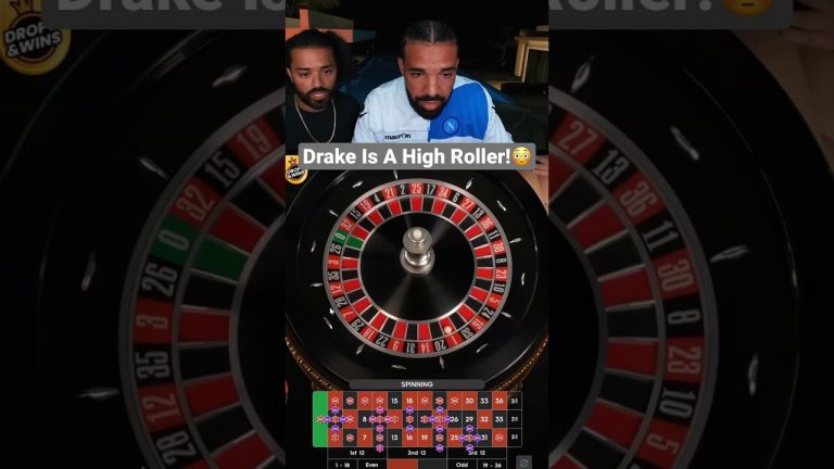 Drake Wins $1,000,000 On 1 Spin Of Roulette! #drake #roulette #bigwin #casino