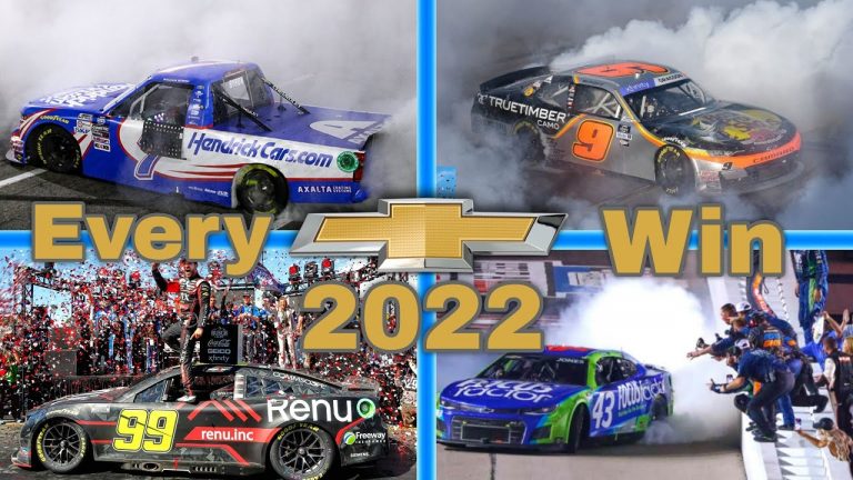 Every Chevrolet Win In NASCAR In 2022