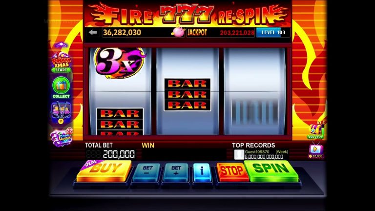 Fire 777 RE SPIN Slots GamePlay 4k 60fps