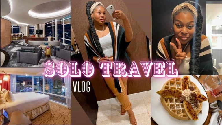 First Solo Travel Trip| VLOGMAS Day 17-18 | Las Vegas 2023