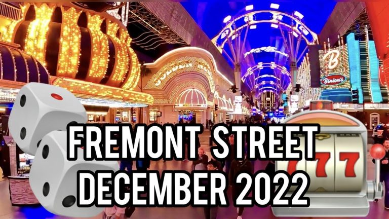 Fremont Street Experience – December 2022 – Downtown Las Vegas