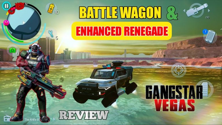 GANGSTAR VEGAS: NEW EXO ENHANCED RENEGADE LVL.10,BATTLE WAGON | NEW BATTLE PASS ALL ITEMS REVIEW