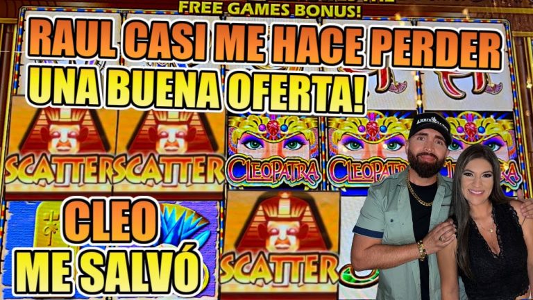 HIGH LIMIT EN EL CASINO UNA VEZ MAS CLEOPATRA ME SALVA EL DIA !