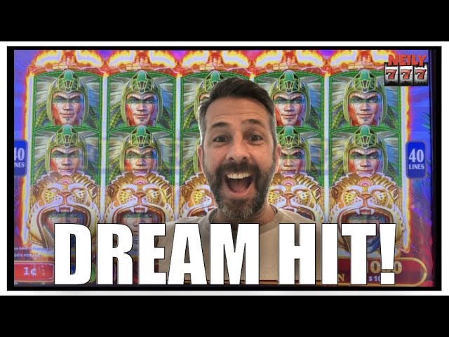 HUGE WIN! I got the DREAM HIT on Wild Aztec Slot Machine! JACKPOT HANDPAY!