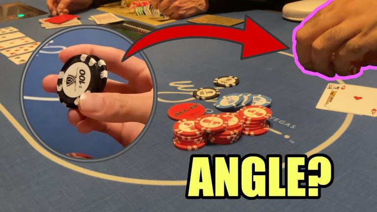 He Bet $100 in Las Vegas Poker and Tried to TAKE IT BACK. Angle Attempt??? | Poker Vlog #30