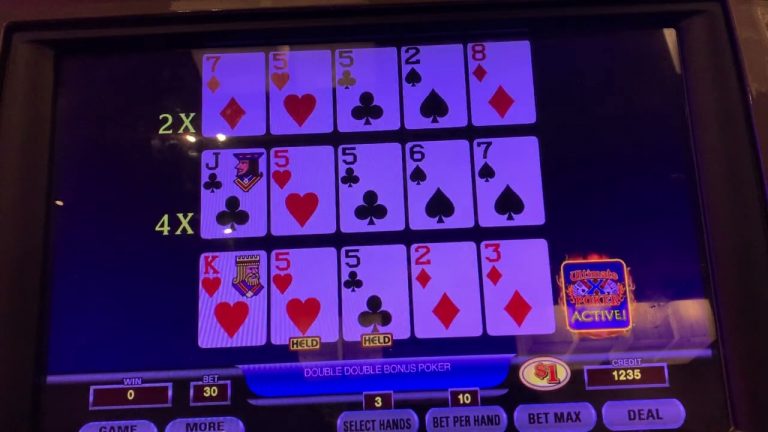 High limit video poker