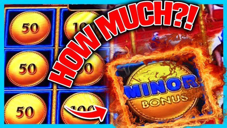 Hitting a MASSIVE Minor JACKPOT on Sahara Gold Slot! *JACKPOT WARNING*