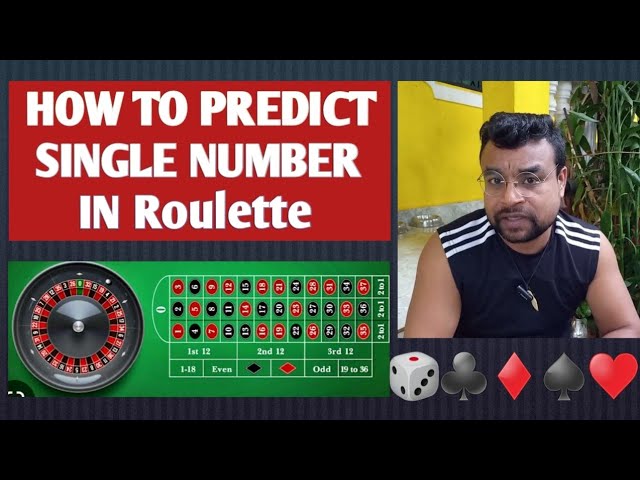 How to Predict Single Number in Roulette