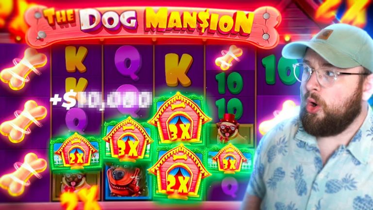 I GOT THE BIGGEST WIN I HAVE EVER SEEN ON THE NEW DOG HOUSE MANSION SLOT!