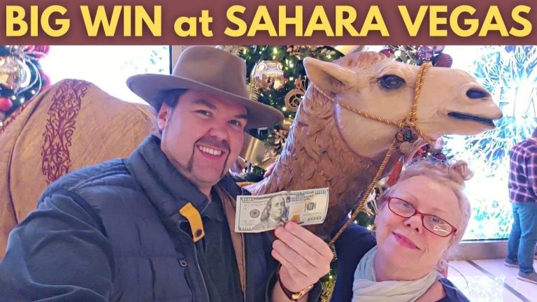 I wagered $100 on SLOTS at SAHARA LAS VEGAS and WON BIG