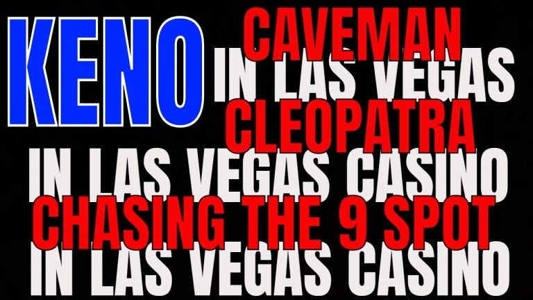 LAS VEGAS KENO Night – WEDNESDAY Chasing 9 or 9 – CLEOPATRA Caveman 4 CARD – LIVE CASINO ACTION