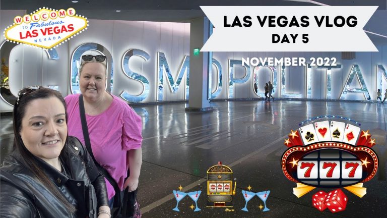 LAS VEGAS VLOG | Day 5 | November 2022 | Cosmopolitan | Walmart | Back to the 80s Cafe