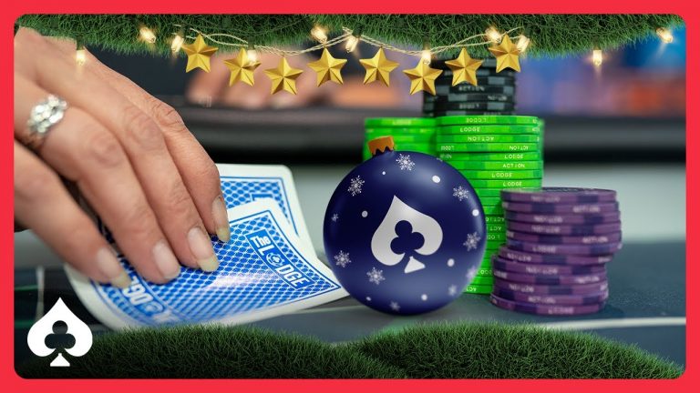 LIVE Cash Game Poker | CHRISTMAS Special At The Lodge ($5/10/25 No Limit Hold’Em)