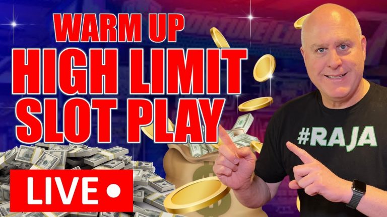 LIVE! MASSIVE HIGH LIMIT WARM UP SLOT PLAY IN LAS VEGAS!