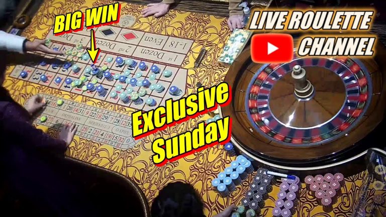 LIVE ROULETTE |BIG WIN Exclusive Sunday Casino Las Vegas 2022-12-04