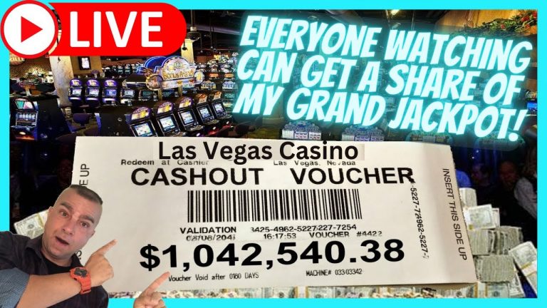 LIVE! Share The Grand Jackpot With Slot CrackerIf I Win, YOU WIN!