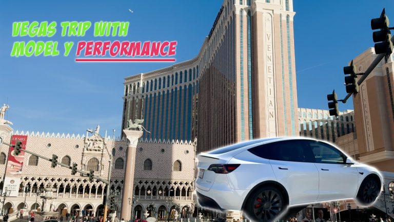 Las Vegas Road Trip with Tesla Model Y Performance