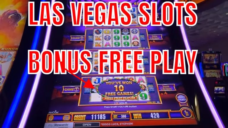 Las Vegas Slot Machie Action – BONUS Free Play and Jack Pots Miss Kitty Buffalo Other Wonder 4 slots