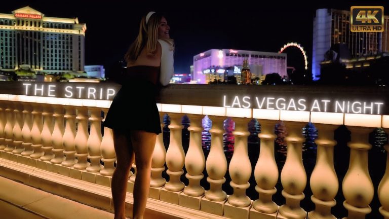 Las Vegas Strip at night [4K] Vlog, The Venetian, Linq, Flamingo, Museum of Selfies