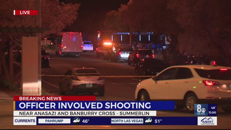 Las Vegas police investigate shooting in Summerlin