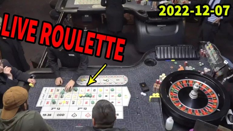 Live Roulette Table Morning From Casino Lots of Betting exclusive Session Great 2022-12-07