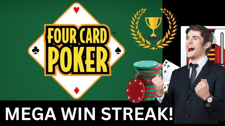 MEGA WIN STREAK on Four Card Poker – Big wins!