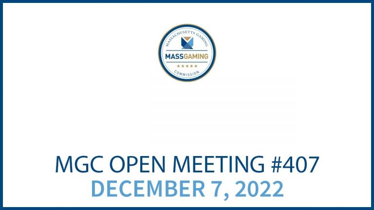 MGC Open Meeting December 7, 2022