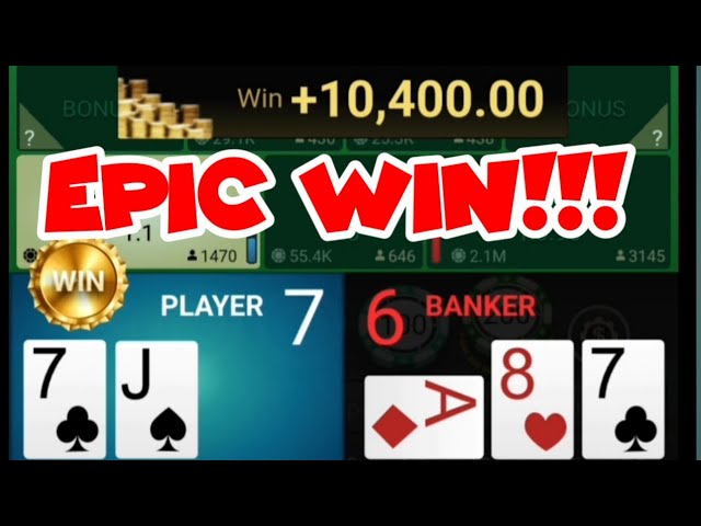 MY BIGGEST BET IN BACCARAT | HUGE 10K WIN