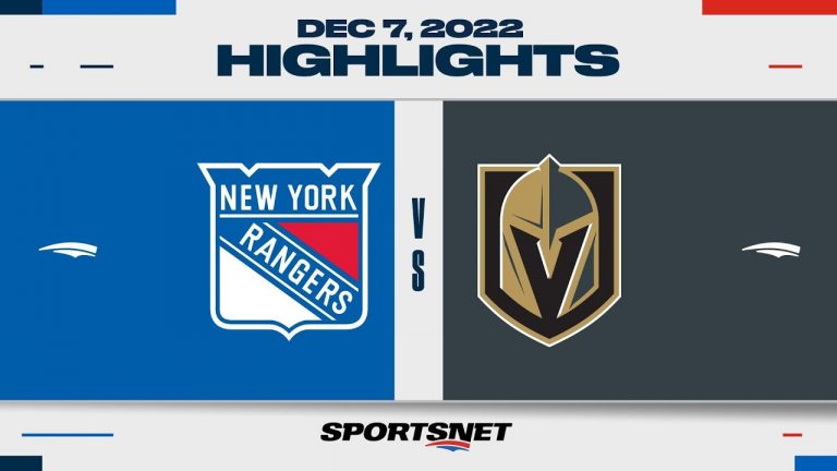 NHL Highlights | Rangers vs. Golden Knights – December 7, 2022