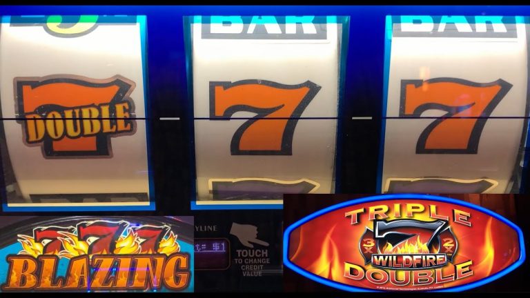 NICE! TRIPLE DOUBLE WILDFIRE + BLAZING 7S + DOUBLE GOLD SLOT PLAY! SLOT WINS!