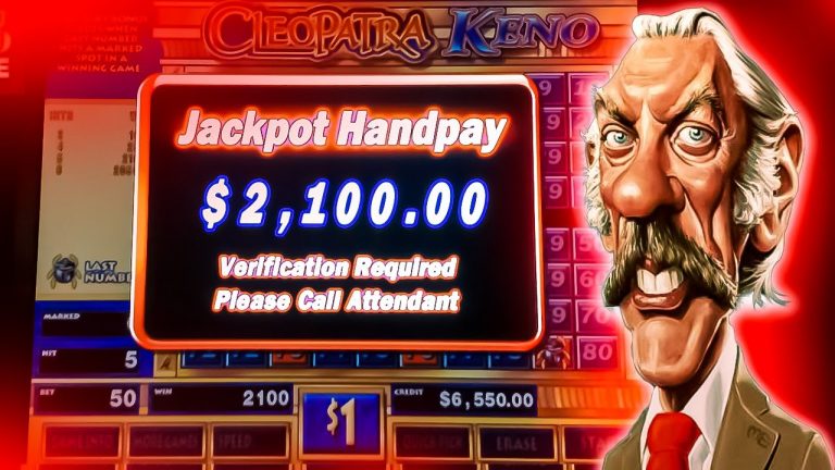 New Cleopatra Keno 6 Spot Jackpot Numbers