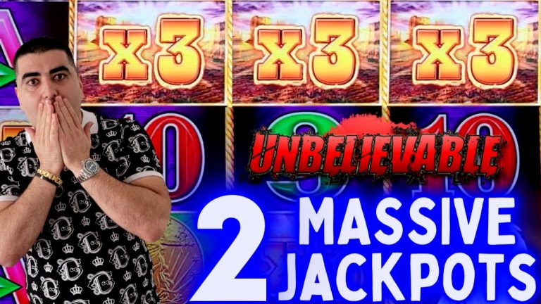 OMG I Won 2 MASSIVE JACKPOTS – Casino Huge Wins