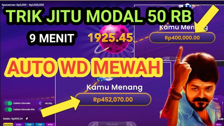 POLA SPACEMAN MODAL RECEH 50 RIBU || SLOT GACOR HARI INI SPACEMAN || SPACEMAN PRAGMATIC