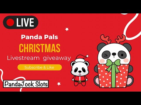 Panda Pals Christmas livestream giveaway