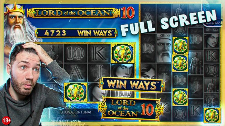 Preso UN RARO FULL SCREEN – LORD OF OCEAN 10 WAYS SLOT – MiKE SLOT ONLINE 2023 – #slotonline