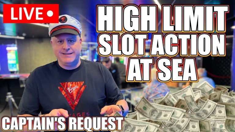 RECORD BREAKING SLOT PLAY! THE LARGEST HIGH LIMIT LIVE PLAY EVER AT SEA!!!