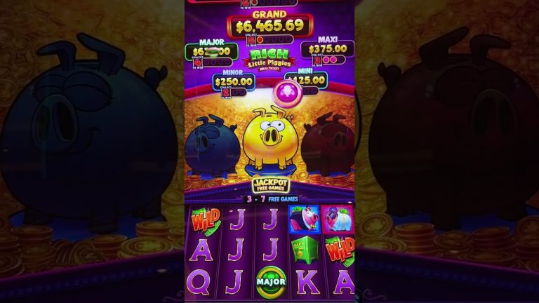 RICH Little Piggies MAX BET BONUS @ $37/Spin!