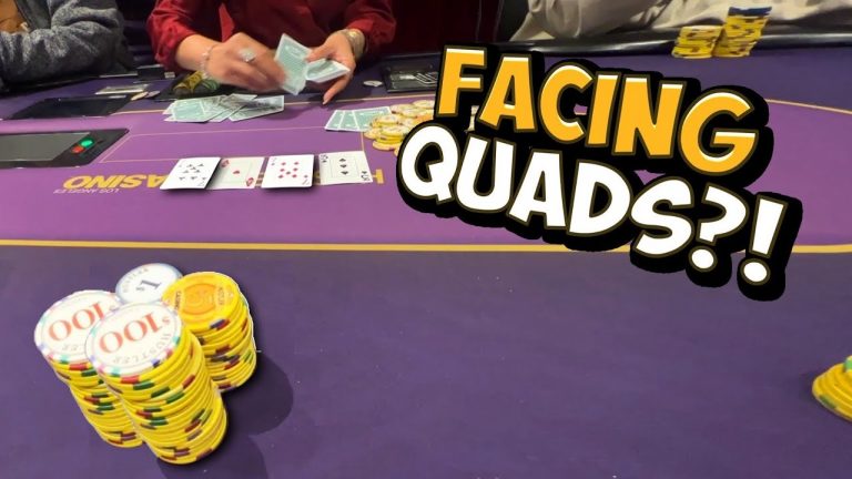 RUNNING INTO QUADS AT MY MEETUP GAME?! | Poker Vlog #58