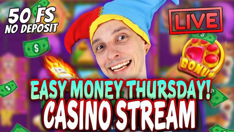 SLOTS LIVE EASY MONEY THURSDAY! Casino Stream with mrBigSpin FRESH