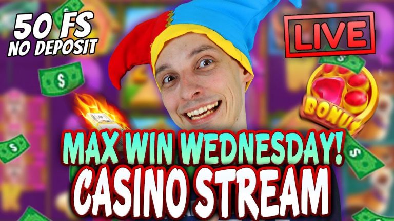 SLOTS LIVE MAX WIN WEDNESDAY! Casino Stream with mrBigSpin at JET