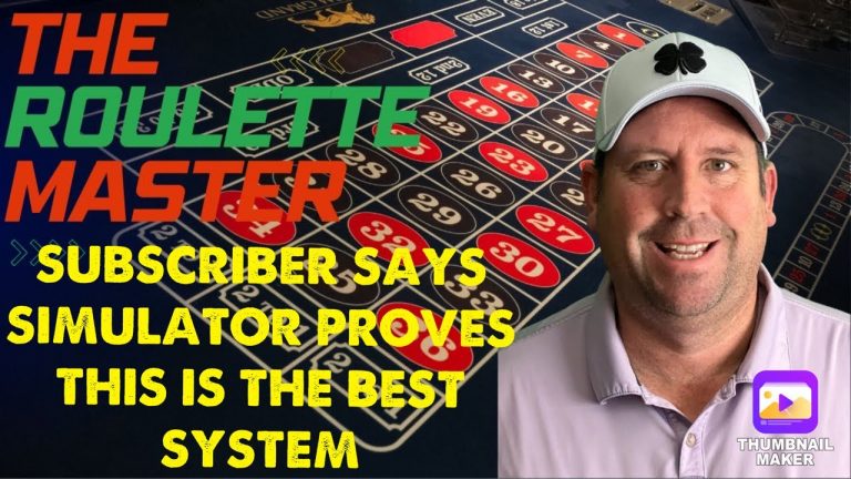 SUBSCRIBER SAYS SIMULATOR PROVES THIS IS THE BEST ROULETTE SYSTEM!! BY GARRY COOKE