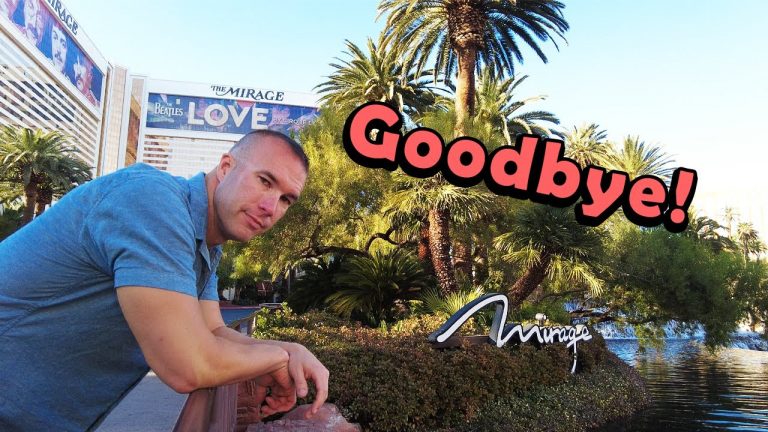 Saying Goodbye to the Mirage Hotel & Casino in Las Vegas (My Final Stay)