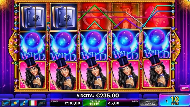 Slot BAR Magic ILLUSION Online free spins + free spins & Big Win Macchinette Italia